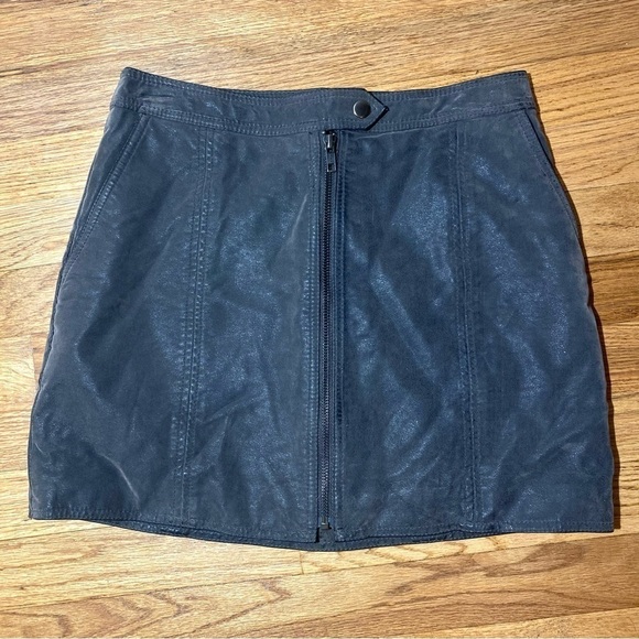 Free People get in the groove faux suede skirt - Picture 3 of 10